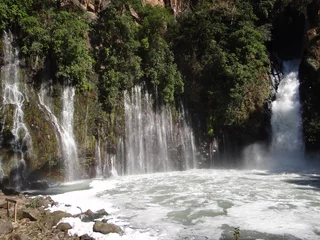 Möbelaufkleber Waterfalls in Uruapan, Michoacan, Mexico © ariadna126