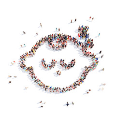 people in the form of a child.