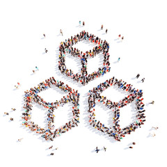 people in the form of a childrens toy.