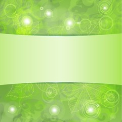green background