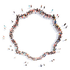 people in the form of a vintage frame.