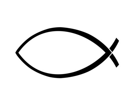 Symbole chrétien du poisson ou Ichtus