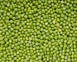 Large background of fresh green peas