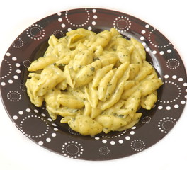 Nudeln mit Spinat
