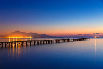 Majorca Muro beach sunrise Alcudia Bay Mallorca