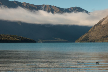 cloud inversion above lake Rotoiti