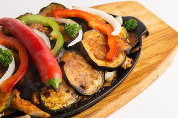 Fajitas in Geflügelstreifen