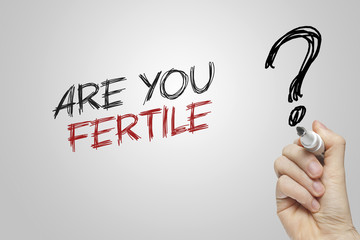 Hand writing are you fertile