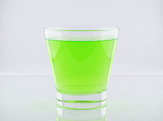 A glass of water isolated