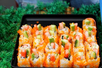 Japanese sushi traditional delicious - japanese food