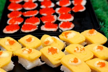 Japanese sushi traditional delicious - japanese food