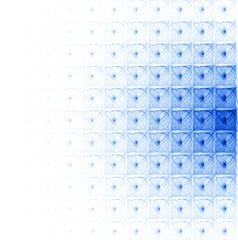 Blue modular pattern