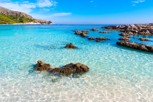 Majorca Cala Agulla beach in Capdepera Mallorca