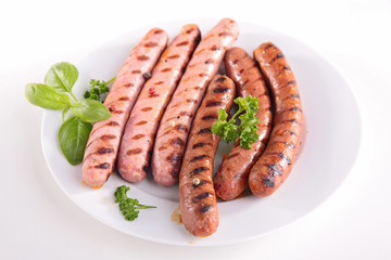 grilled sausage
