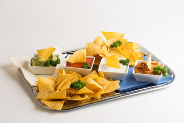 Nachos und Tortilla-Chips