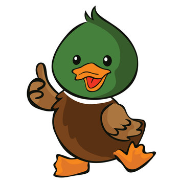 Thumb up duck