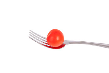 Cherry Tomato on a Fork