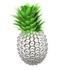 Abstract metall pineapple