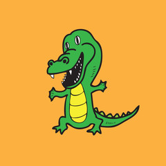 Alligator cartoon
