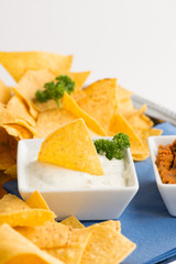 Nachos und Tortilla-Chips