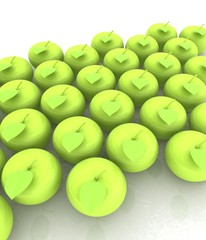apples background