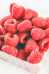 fresh raspberries
