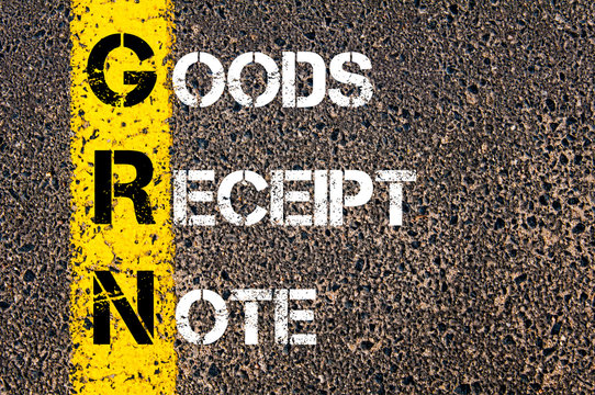 Business Acronym GRN &ndash; Goods Receipt Note
