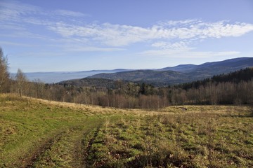 View on Karkonosze Mountains