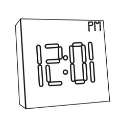Time Clock Drawing