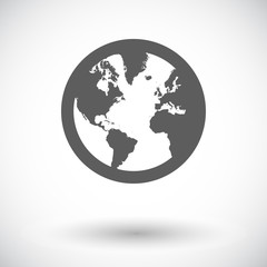 Fototapeta premium Earth icon