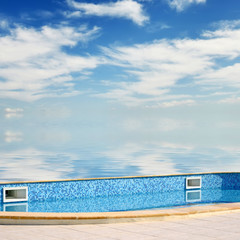Outdoor swimming pool