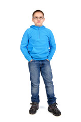 Naklejka premium Boy in the hood