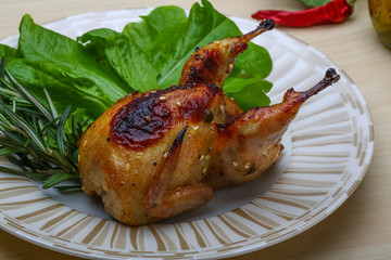 Roasted Quail