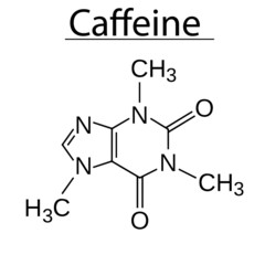 Coffe Guaiacol aromatic molecule. Vector
