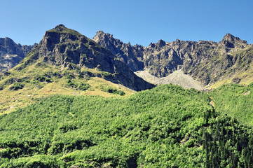 Fototapeta na wymiar Кавказские горы