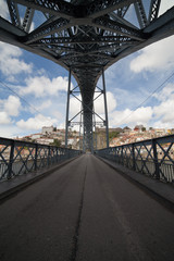 Ponte Luiz I Bridge in Porto