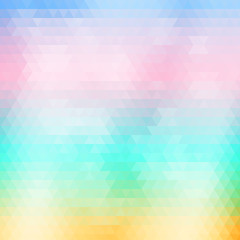 Soft colored abstract  geometric background