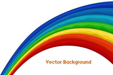 Colorful Rainbow Design Background