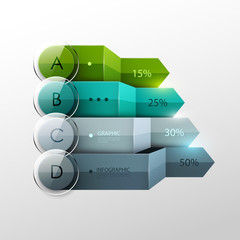 Business infographic template. Vector illustration.