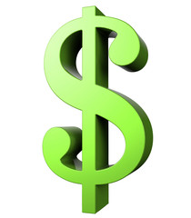 3d sign collection - dollar