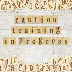 caution training in progress