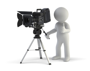 3d small people - Cameraman