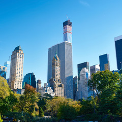 New York view from Central Park