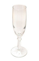 Empty wine glass