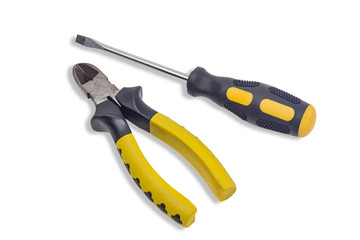 Nippers and screwdriver