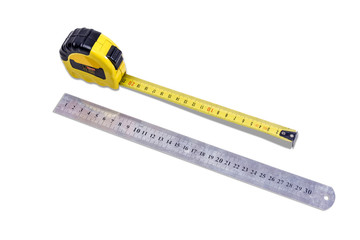 Tape measure and ruler