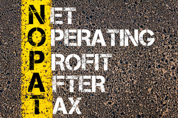 Business Acronym NOPAT - Net Operating Profit After Tax