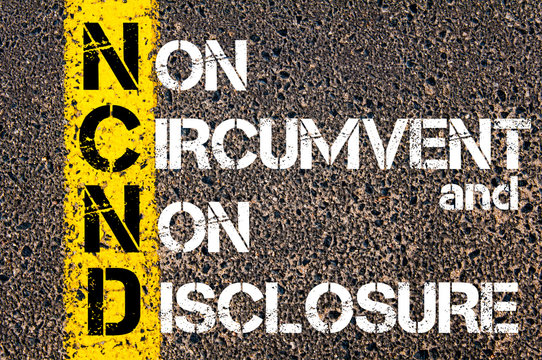 Business Acronym NCND - Non-Circumvent and Non-Disclosure