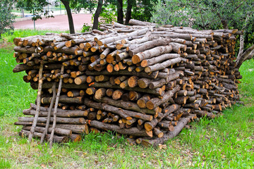 Firewood stack