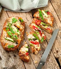 spargel pizza brot
